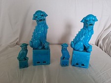 Doppia Coppia di Cani Fo Leone