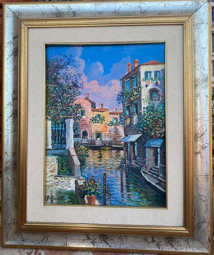 Quadro venezia olio tela - di,