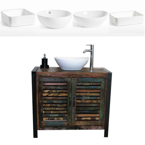 Mobile bagno ante legno - mobile, in
