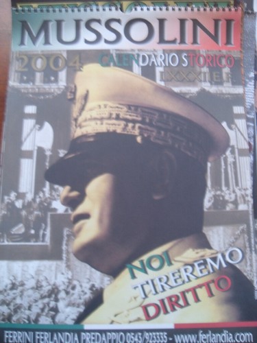 Calendario storico mussolini - calendario,