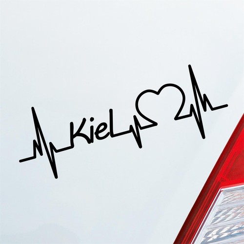 Auto aufkleber kiel herz - auto,