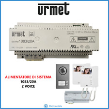 URMET 1083/20A Alimentatore di sistema Videocitofono 2 voice fili 230v