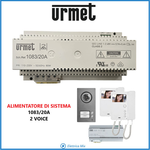 Urmet 1083 20a alimentatore - 1083/20a,