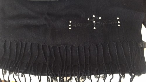 Foulard balenciaga donna - foulard, nero