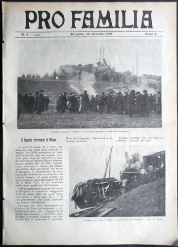 Pro familia 1908 disastro - pro, 1908#4-disastro