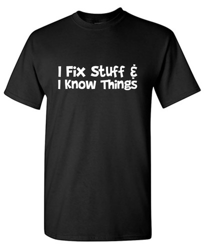 Maglietta grafica fix stuff - i,