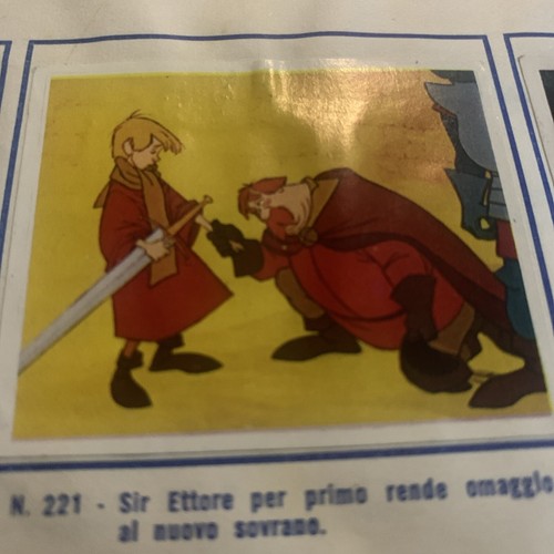 Figurina 221 spada nella - n.221,