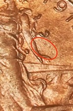 ERRORE 1 CENTESIMO 1914 PRORA - VITTORIO EMANUELE III N7 ( 1908 ) 