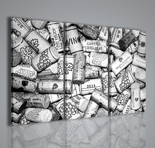 Quadro moderno corks quadri - quadro,