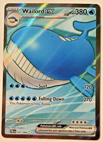 Wailord 097 084 - wailord, ex