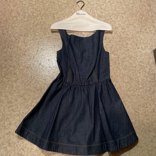 Abito denim gonna voluminosa