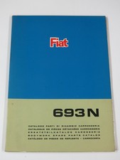 Catalogo Parti di Ricambi Carrozzeria Fiat 693 N Edizione Originale