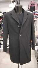 CAPPOTTO OVIESSE Donna Woman Grigio in vera pelle VINTAGE tg 52 MON 1181 LZ