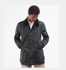 Black ~ BARBOUR Beausby Wax