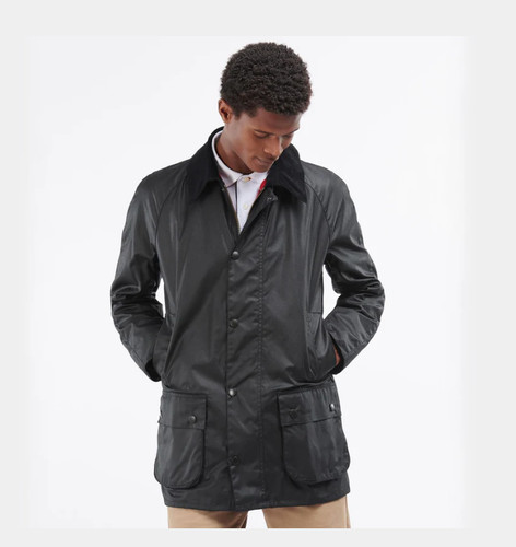 Black barbour beausby wax - barbour,