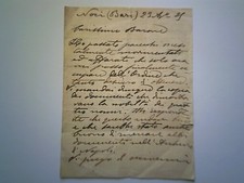 Lettera per io Barone Patroni
