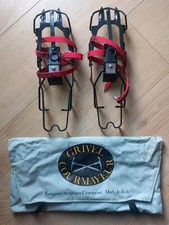 RAMPONI GRIVER modello Courmayeur Steigeisen Crampons Vintage Nuovi ciaspole