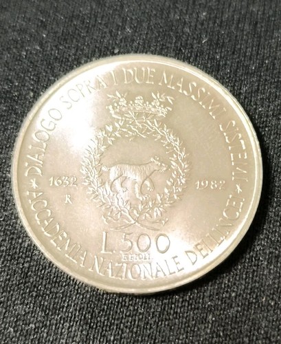 500 lire argento 1982 - 500,