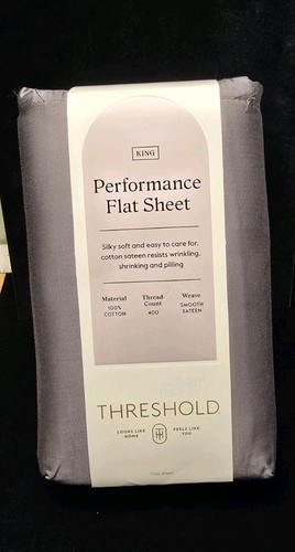 Lenzuolo piatto threshold king - lenzuolo,
