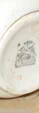 RICHARD_ANTICA TAZZA DA COLLEZIONE_DECORATIVA_DECORI FLOREALI_CERAMICA D'EPOCA