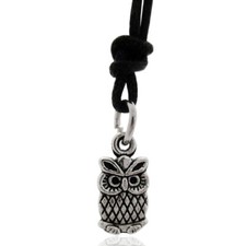 Collana in seta cerata nera