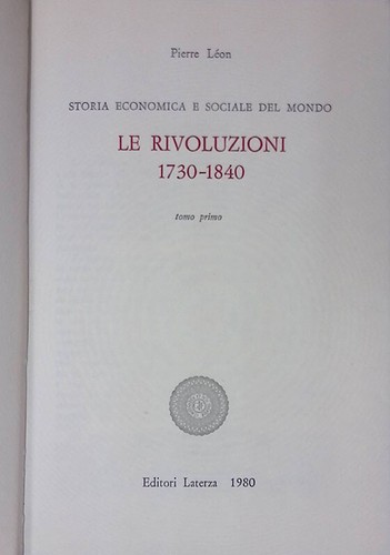 Storia economica del - , mondo