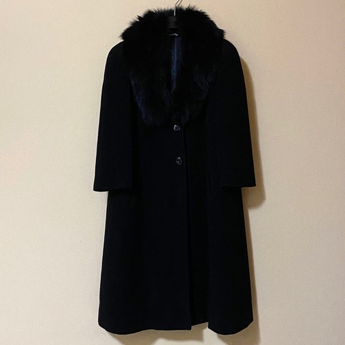 Cappotto lana cashmere collo - lana,
