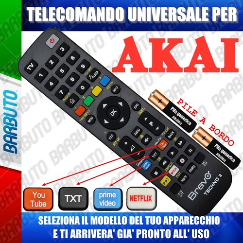 Telecomando universale akai - telecomando, akai"