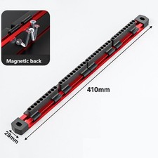 40 Fori Cacciavite Magnetico Porta Punte Robusto Organizzatore Alluminio per Ute