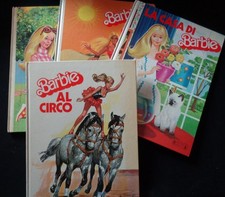 4 VOLUMI LA CASA DI BARBIE AL CIRCO AL MARE IL CANE RARI ANNO 1976 GIUNTI MARZOC