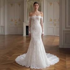 Abito da sposa a sirena di