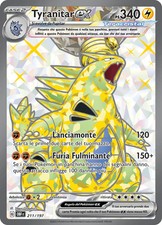 211-197 Tyranitar ex Teracristal Full Art OBF Ossidiana Infuocata  ITA NM
