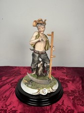 Contadino in porcellana di