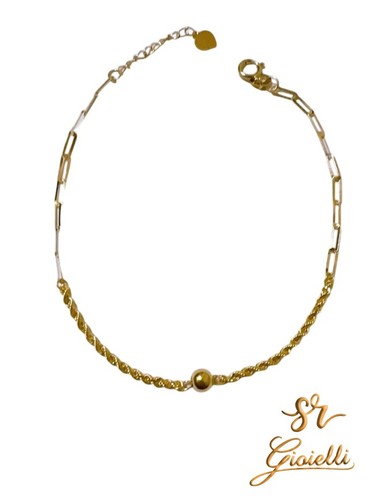 Bracciale fantasia oro - fantasia, in