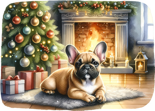 Bulldog francese cane - , auto