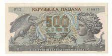 500 LIRE ARETUSA  DECR