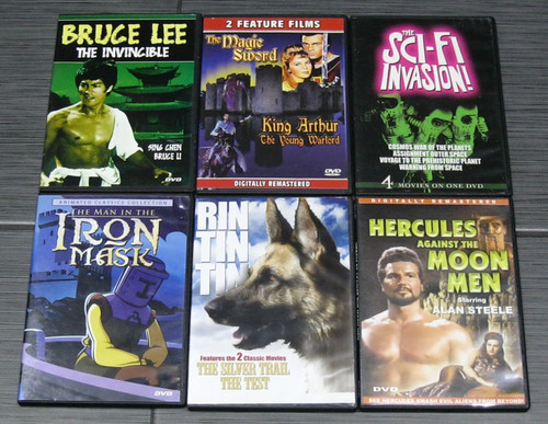 Movie dvd lot hercules moon - b-movie,