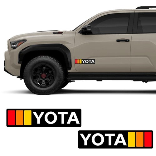 Pegatina lateral yota retro - lateral,