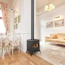 Stufa a legna idro in ghisa