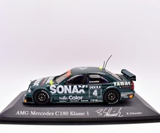 Modellino auto racing scala 1:43 AMG mercedes C180 DTM minichamps modellismo car