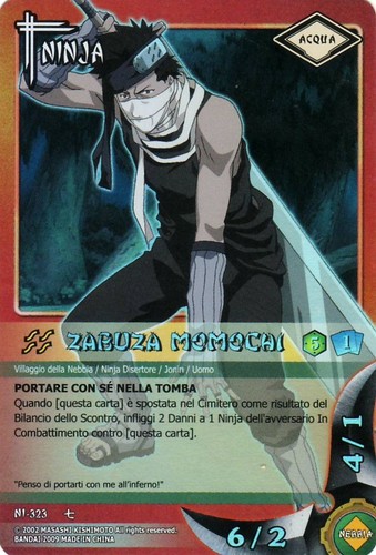 Naruto card game - card, zabuza