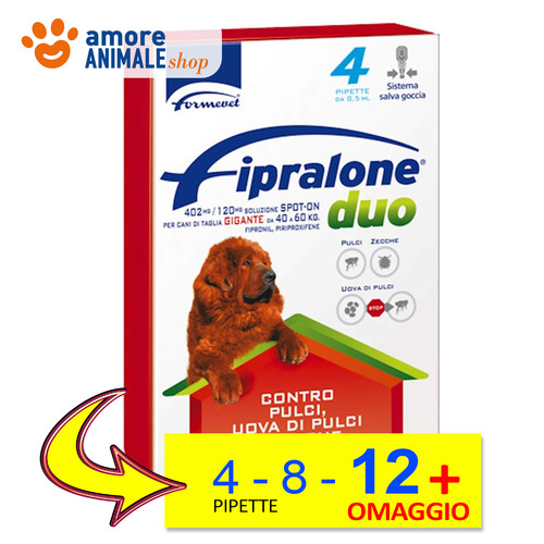 Fipralone duo cane - duo, kg