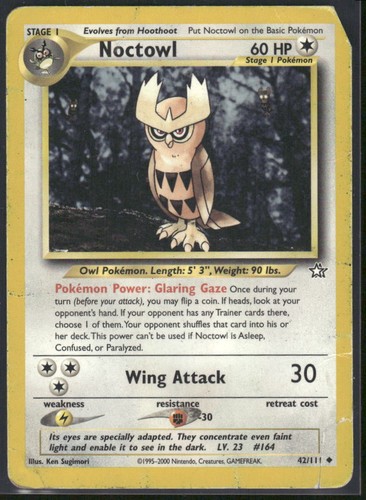 Noctowl 111 pokemon neo - noctowl,