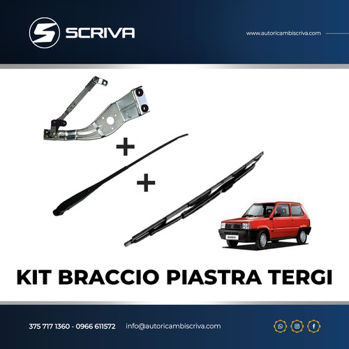 Kit piastra tergicristallo ant - piastra,
