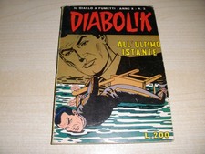 DIABOLIK ORIGINALE PRIMA EDIZIONE ANNO X N°3 DI RESA, OTTIME CONDIZIONI.