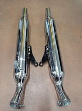 TRIUMPH BONNEVILLE T100 EFI  COPPIA SCARICHI USATI ORIGINALI T2206361 T2206356