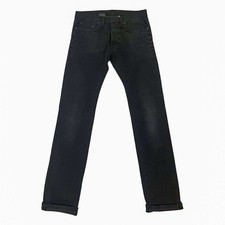 Jeans Dior Homme neri gamba dritta taglia 31 Made in Italy • denim di design di lusso