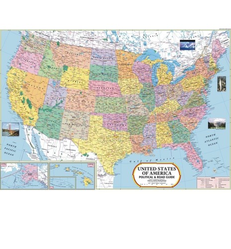Mappa usa stati uniti - mappa,