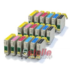 KIT 18 CARTUCCE EPSON STYLUS PHOTO R265 R285 R360 R585 R685 RX560 RX585 RX685