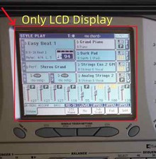 LCD Con Touch Screen Per Korg